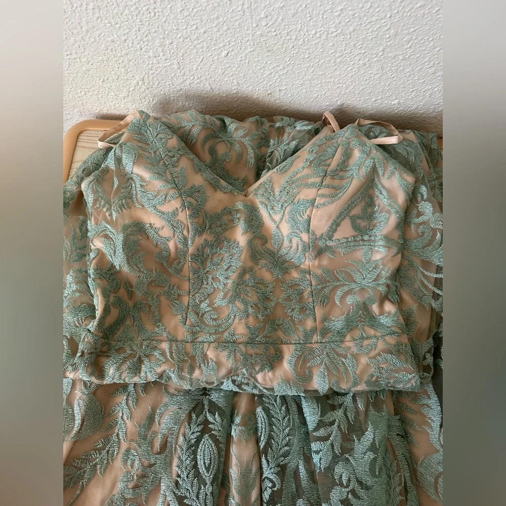 Speechless Mint Green Lace Maxi Dress - Picture 9 of 12